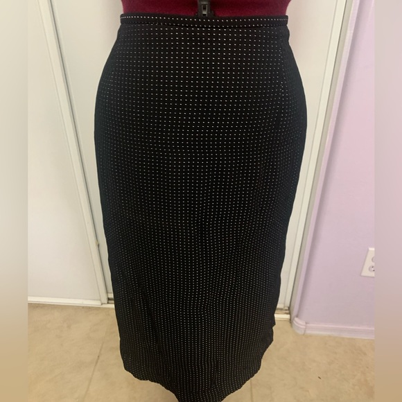 Worthington Skirts Euc Worthington Pencil Skirt Black Wwhite Dots